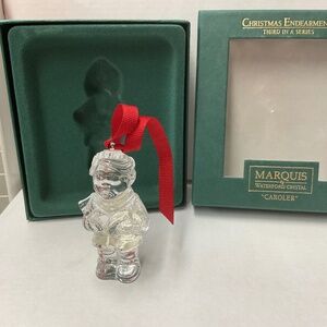 NWT Marquis by Waterford Crystal “Caroler”  Third In A Series